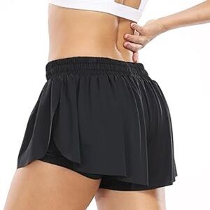 Faded Rose Athletic Shorts